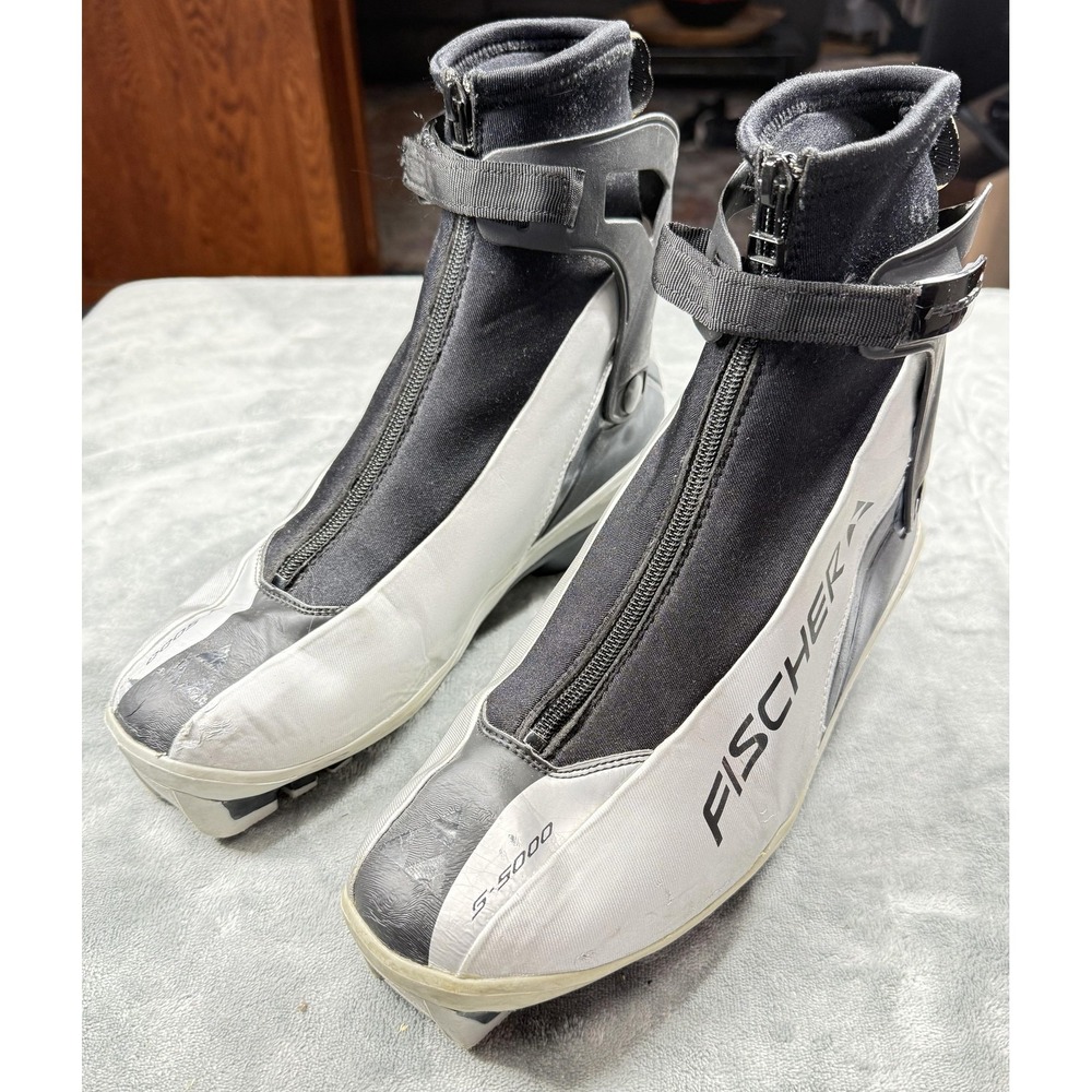 Fischer S-5000 Nordic Cross Country Ski Boots Mens EU 43‎ (approx. US 9.5)